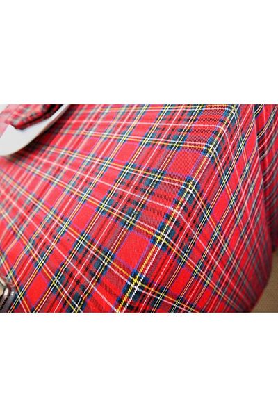 renkli sipariş Red Green Plaid Christmas Tablecloth 140x200cm