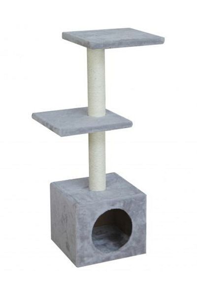 Nursoft Double Steps Cat Scratcher with Hut Nr-0055