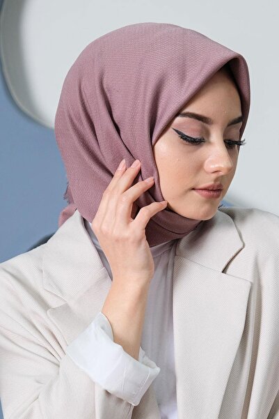 Zerruba Βαμβακερό κασκόλ Dusty Rose