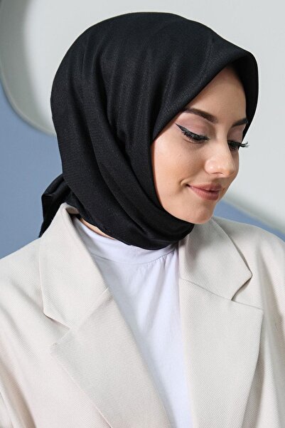 Zerruba Βαμβακερό κασκόλ Μαύρο