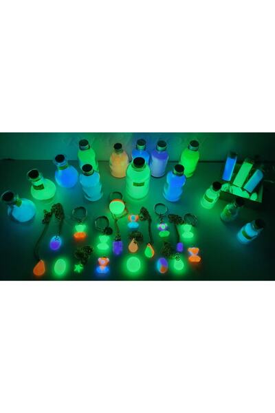 RTVİSİON 25 gr Fosfor Tozu Yeşil . Karanlıkta Parlama Işığı Yeşil Renktedir