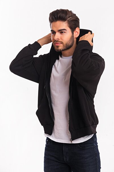 Slazenger Ανδρικό φούτερ Shad μαύρο