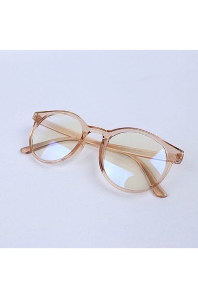 LOOKUP Unisex Honey Color Blue Light Protected Glasses