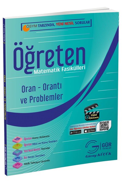 Gür Yayınları Öğreten Matematik Fasikülleri 9. Sınıf Master Matematik Oran - ...