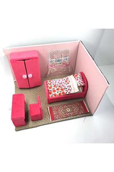 Mutti Design Oyuncak Bebek Evi Kız Çocuk Odası