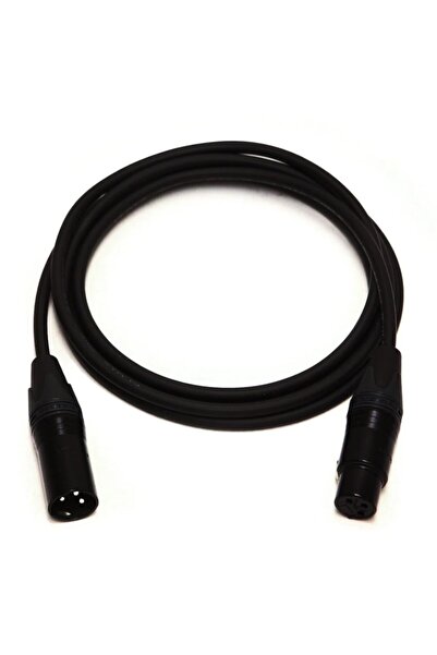 Klotz Neutrik Tam Bakır Xlr Erkek Xlr Dişi Black Mikrofon Kablosu Siyah 4 m