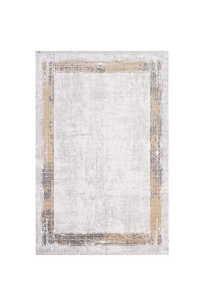 GÜMÜŞSUYU Black&brown 11298 - Sarı Halı