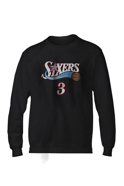 usateamfans Суитшърт Black Sixers Allen Iverson Basic