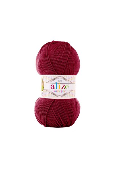 Alize Happy Baby Cherry Colored Hand Knitting Lanyard Thread - 390
