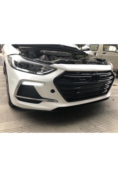 OLED GARAJ Hyundai Elantra İçin Uyumlu  RS Ön Tampon ve Panjur Seti 2016-2018