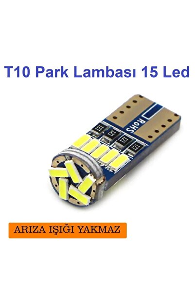 EROĞLU Dipsiz T10 Park Ledi 15 Beyaz Smd Led Iç Tavan-park-plaka Ledi - 2 Adet