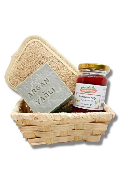 Karşı Köyden St. John's Wort Oil, Argan Soap, Pumpkin Scrub
