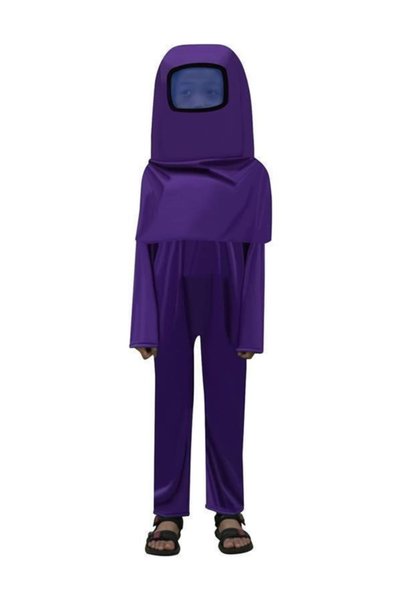 Bkmc Among Us Cosplay Uzaylı Astronot Kostümü Mor