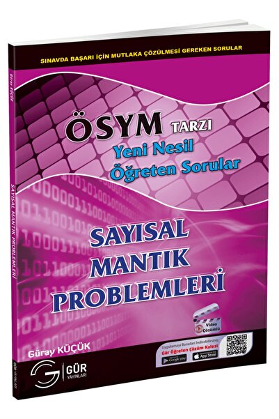 Gür Yayınları Ösym Tarzı Yeni Nesil Sayısal Mantık Problemleri