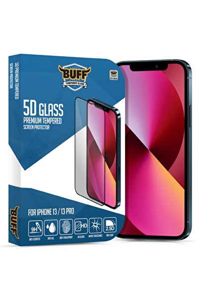 Buff Labs Buff Iphone 13/13 Pro Uyumlu 5d Glass Ekran Koruyucu