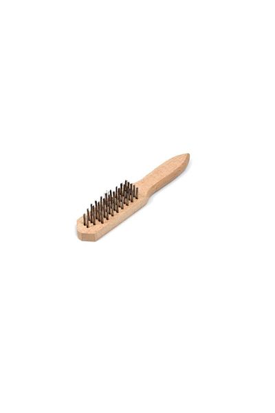 Orient Black Wire Brush with Wooden Handle