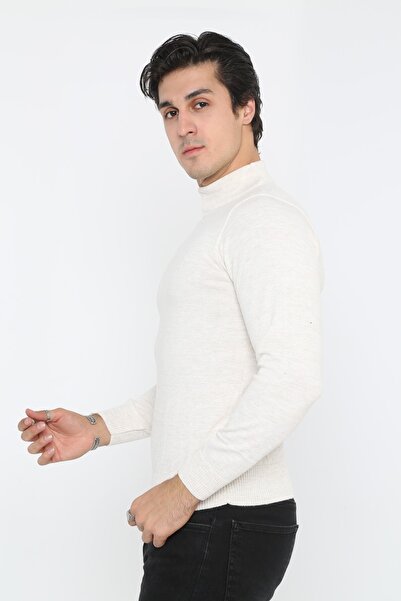 KMKkombin Ανδρικό πουλόβερ Full Size με ζιβάγκο