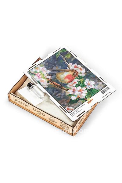 King Of Puzzle Bird from Redwood on the Tree Wooden Puzzle 1000 Pieces