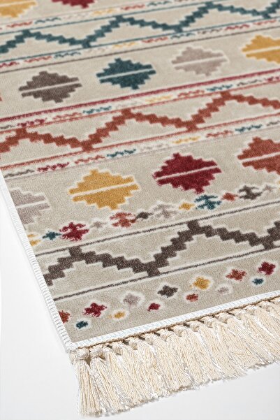 Alanur Home Eco Trend Djt Washable Non-Slip Base 3-Piece Bedroom Set F5001 Scandinavian Color