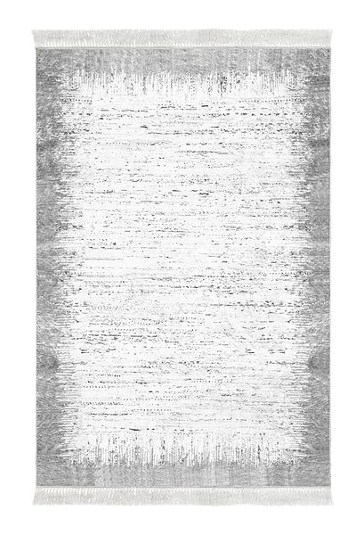 Alanur Home Eko Trend Djt 3-Pece Washable Non-Slip Σετ πατάκι μπάνιου 1342 Μοντέρνο Γκρι
