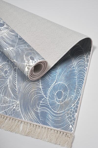 Alanur Home Eko Trend Djt Мийний Нековзний Підлогу 3-х Місний Комплект для Спальні 1303 Сучасний Ліловий