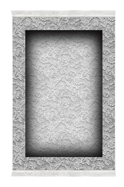 Alanur Home Eko Trend Djt 2 Pack Πλενόμενο Αντιολισθητικό Χαλάκι Μπάνιου 767 Γκρι με περίγραμμα (60 X 100 - 50 X 60)