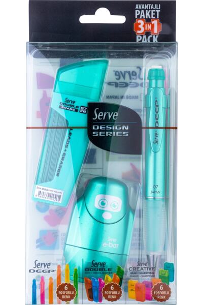 Serve Deep Seti - Metalik Yeşil