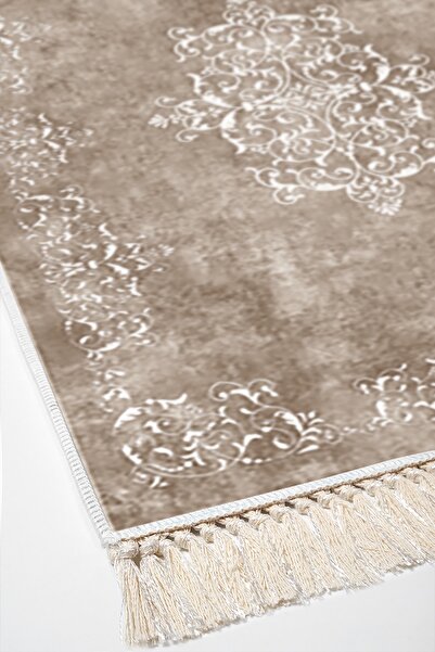 Alanur Home Eko Trend Djt Πλενόμενη Αντιολισθητική Βάση 3 τεμαχίων Υπνοδωμάτιο 616 Classic Beige