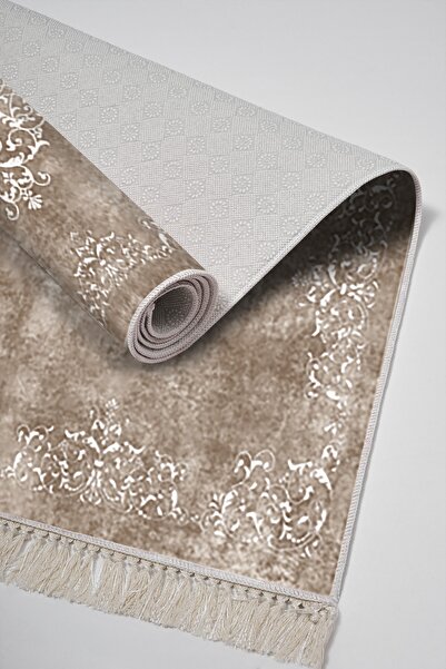 Alanur Home Eko Trend Djt Πλενόμενη Αντιολισθητική Βάση 3 τεμαχίων Υπνοδωμάτιο 616 Classic Beige