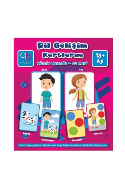 DuyuMarket Q Bebek Dil Gelişim Kartlarım 18+ Ay
