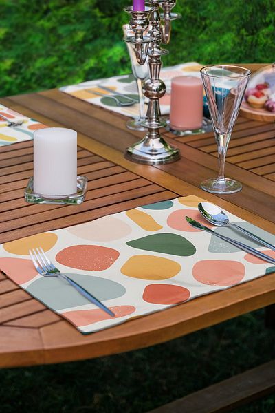 Realhomes 4-Piece Abstract Patterned Special Designed Modern American Service Set