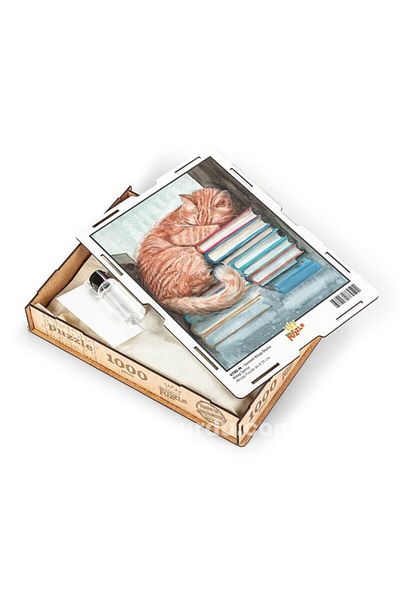 King Of Puzzle Cute Book Friendly Wooden Puzzle 500 Pieces