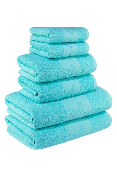 TEXTILE COLORS Bath Towel Set 6 Pieces