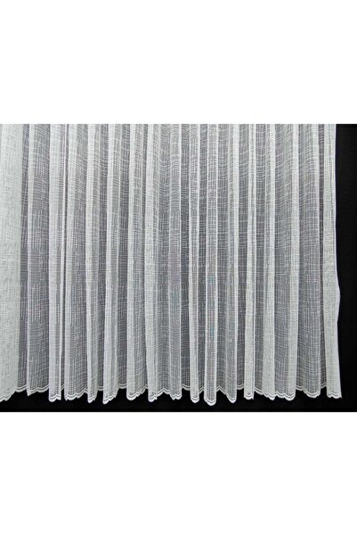 GOGOPERDE Şantuk Çizgili Tül Perde 1/3 Sık Pile