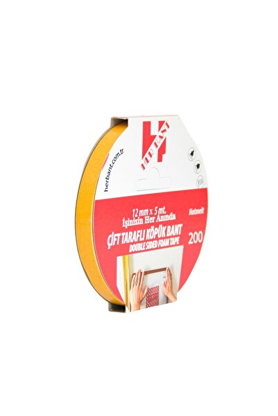 Genel Markalar Herbant Çift Taraflı Köpük Bant (12mmx5mt)