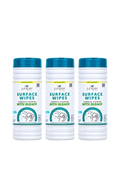 Juniper Clean Çamaşır Sulu Yüzey Temizleme Islak Mendili 3 ADET 35'li Paket