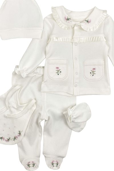 Flexibaby Newborn Set of 5 with Flower Detail