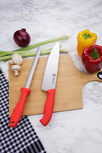 SürLaz Şef Bıçağı Bıçak Bileyici Set 2 Parça