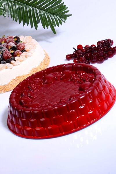 Porselen Diyarı Fruit Figure Cast Cake Mold 26 Cm