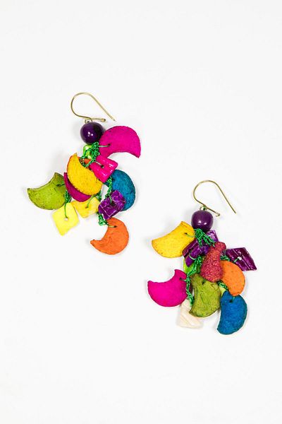 Lila Rosa Special Design Ethnic Authentic Earrings