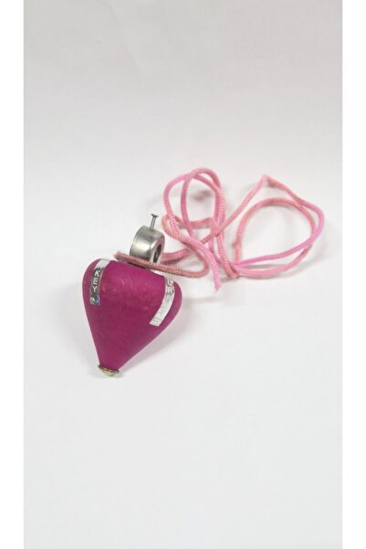 Orhun Kırtasiye Tahta Topaç Ipli Ahşap Oyuncak Pembe