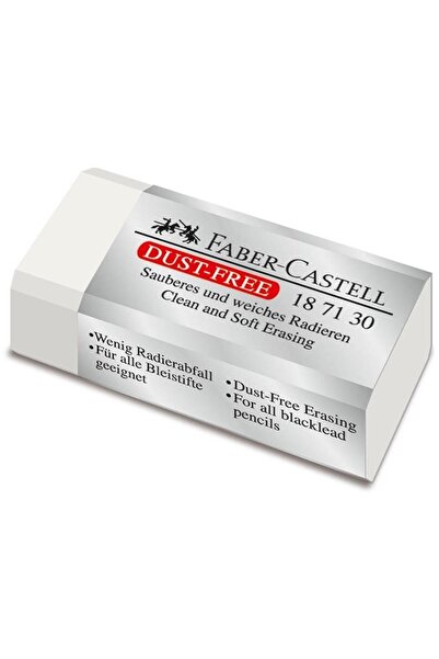Faber Castell Faber-castell Öğrenci Silgisi Dust Free 30 Lu Beyaz (30 Lu Kutu)