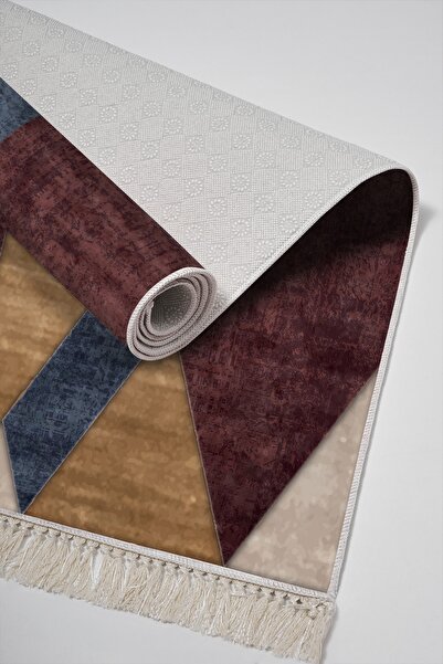 Alanur Home Eco Trend Djt Washable Non-Slip Base 3-Piece Bedroom Set S6506 Modern Colorful