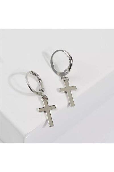 TakıConcept Gothic Punk 2 Adet Haç Küpe