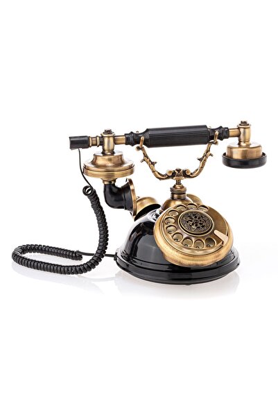 Anna Bell Kubbe Siyah Klasik Telefon