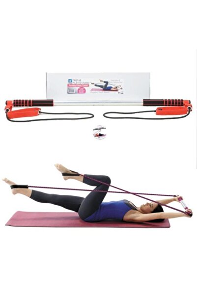 Cosmonis Portable Studio Pilates Jimnastik Egzersiz Çubuğu Siyah Kondisyon Ba...