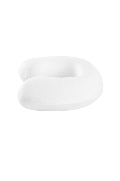 Viscofoam Pernă de călătorie ortopedică Pernă de călătorie Visco cu suport pentru gât | Ergo Călătorii