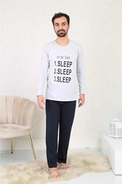 Rimoli 100% Cotton Single Jersey Men's Pajama Set Sleep Printed