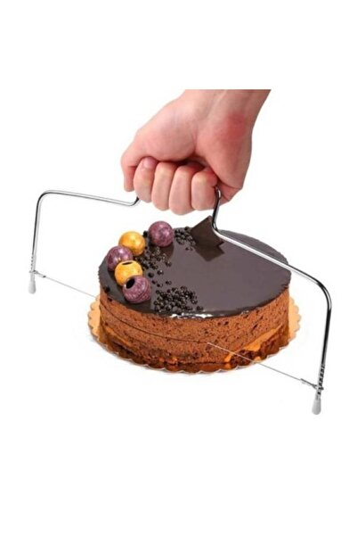Yetkin Home Pasta Kek Dilimleme Bölme Teli Kesici Aparat Yedek Tel Hediyeli