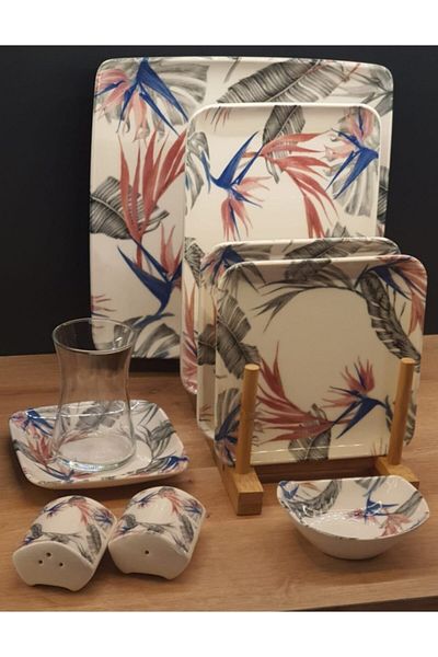 Güral Porselen Kansas 33 Piece Breakfast Set